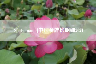 大连中国金牌榜明细2021