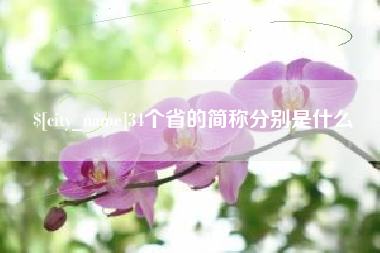 大连34个省的简称分别是什么