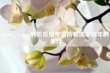 大连消防员报考消防救援学院年龄条件
