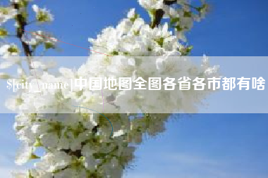 大连中国地图全图各省各市都有啥