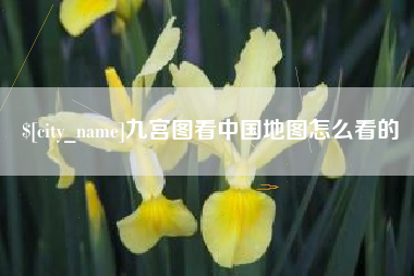 大连九宫图看中国地图怎么看的
