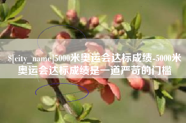 大连5000米奥运会达标成绩-5000米奥运会达标成绩是一道严苛的门槛