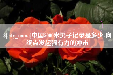 大连中国5000米男子记录是多少-向终点发起强有力的冲击