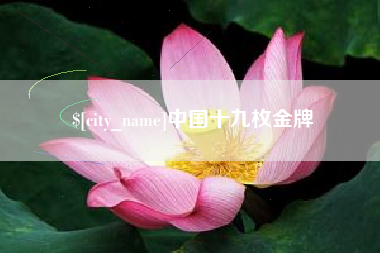大连中国十九枚金牌
