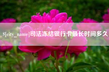 大连司法冻结银行卡最长时间多久
