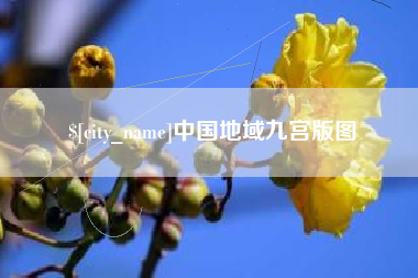 大连中国地域九宫版图