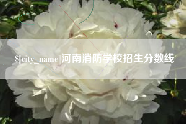大连河南消防学校招生分数线