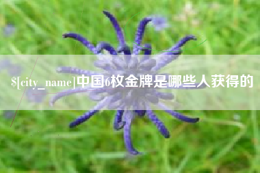 大连中国6枚金牌是哪些人获得的