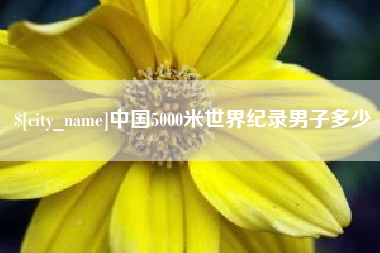 大连中国5000米世界纪录男子多少