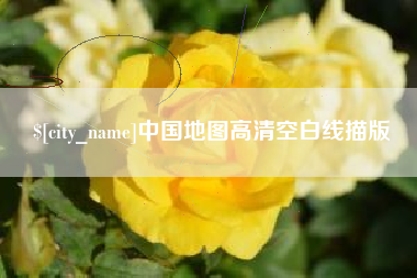大连中国地图高清空白线描版
