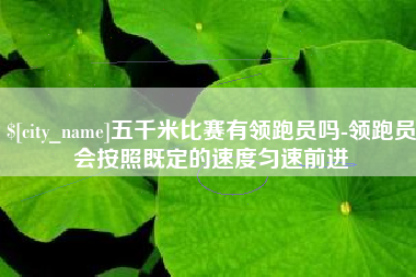 大连五千米比赛有领跑员吗-领跑员会按照既定的速度匀速前进
