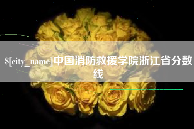 大连中国消防救援学院浙江省分数线