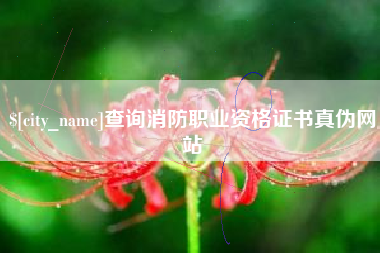 大连查询消防职业资格证书真伪网站
