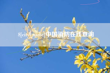 大连中国消防在线查询