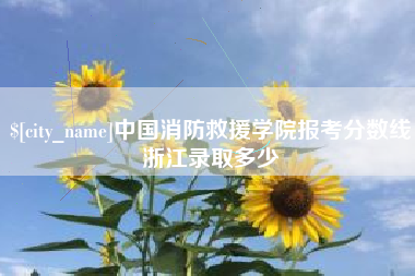 大连中国消防救援学院报考分数线浙江录取多少